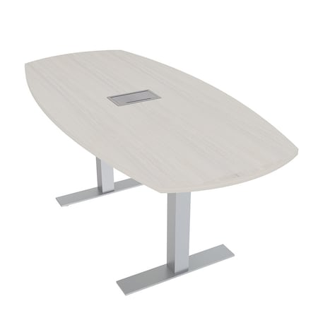 Skutchi Designs 33.5 in W, 69.5 in L, 29 in H, Engineered Wood Top, Ivory HAR-ABOT-34X70-T-ELEC-XD1026